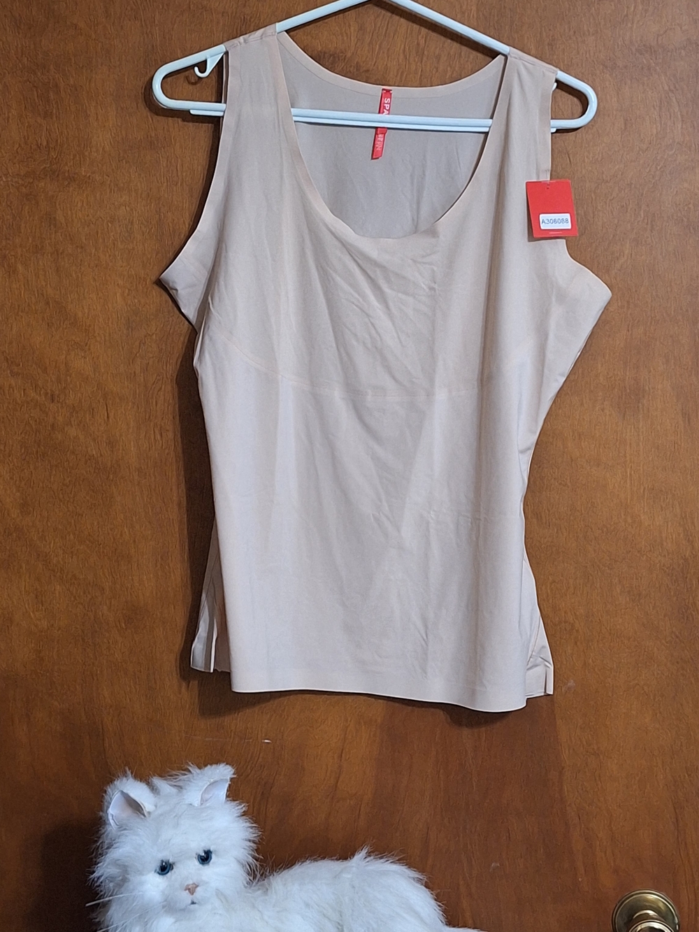 Everyday Scoop Neck Tank Top - Neutral Beige